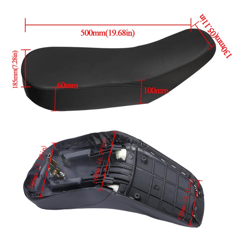 necaces Complete Kids ATV Quad Foam Seat for 50cc 70cc 90cc 110cc Taotao 110B Boulder B1 Peace Roketa Sunl Chinese Kids youth ATV 4-Wheeler - Image 2